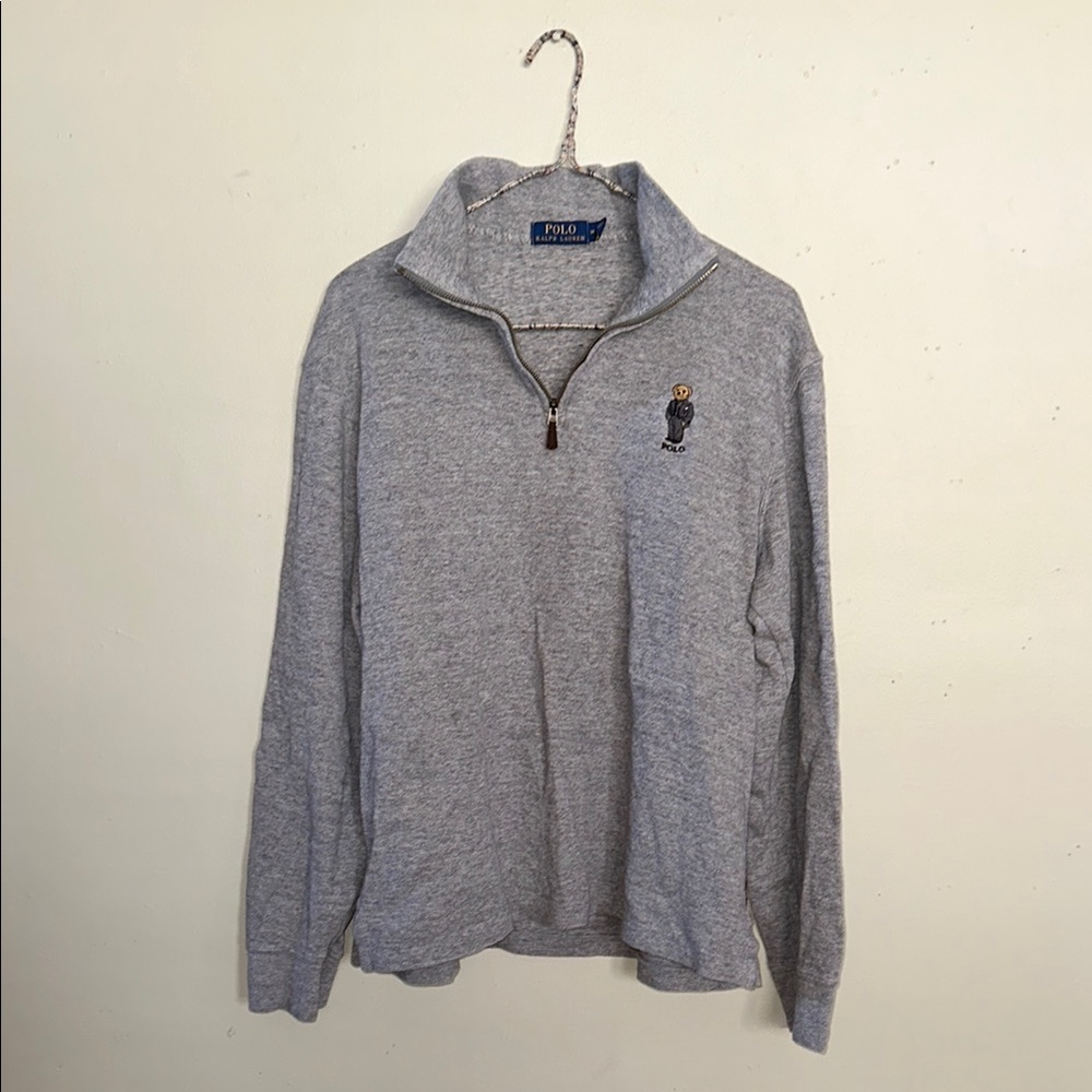 Polo Ralph Lauren Gray Quarter-Zip Pullover